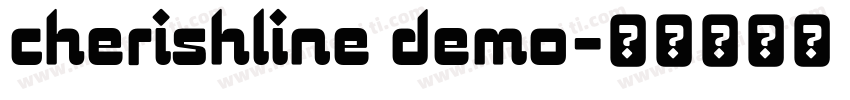 cherishline demo字体转换